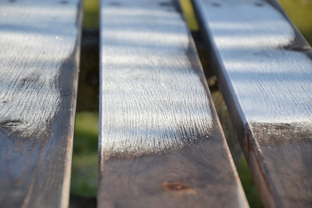 table, garden table, wood