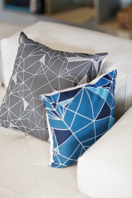 pillows, pillow, geometric